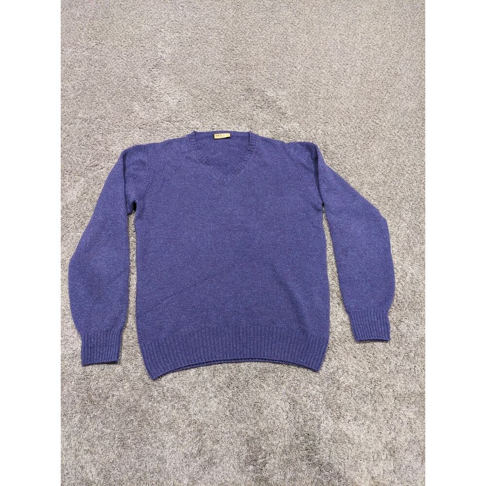 Axel's Vail Women's Purple Cashmere V Neck Sweater 54/3xl Italy